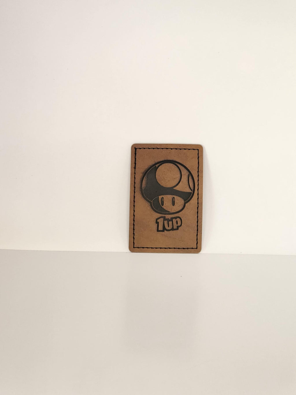 Engraved patches. Faux leather iron on.