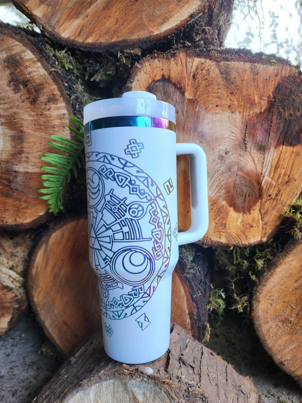 Engraved Stanley-compatible 40 oz. Legend of Zelda inspired
