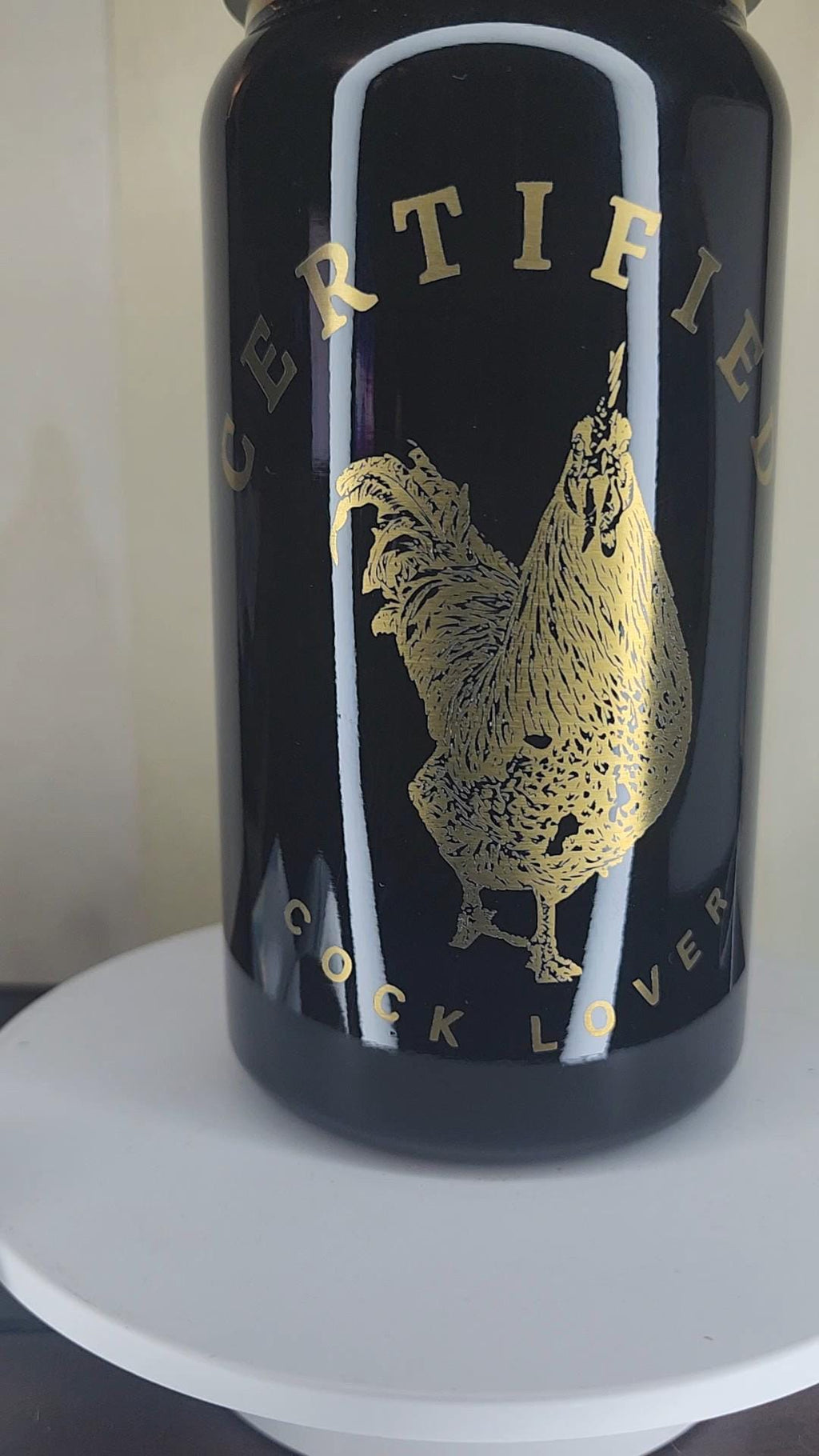 Chicken tumbler- laser engraved-16 oz.