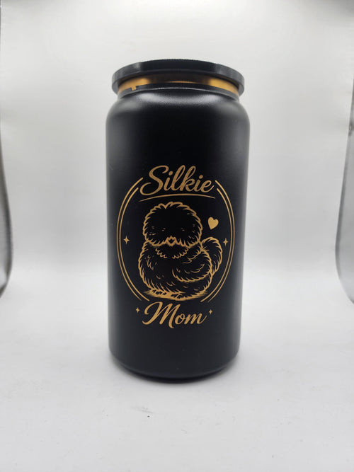 Chicken Mom tumbler- laser engraved-16 oz.