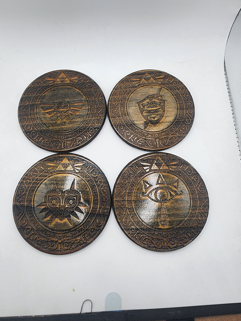 Zelda wooden coasters- set of 4